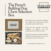 Load image into Gallery viewer, The French Bulldog Dog Chew Selection Box - The Dog Chew Company
