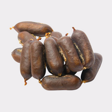 Load image into Gallery viewer, Photo of beef sausage dog treats
