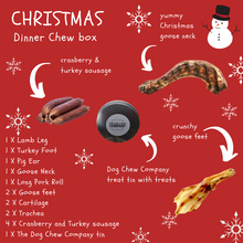 Load image into Gallery viewer, Christmas Dinner Box - Selection - The Dog Chew Company
