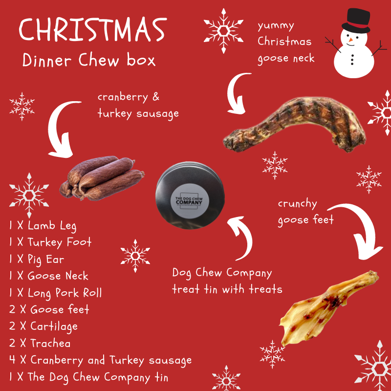 Christmas Dinner Box - Selection - The Dog Chew Company