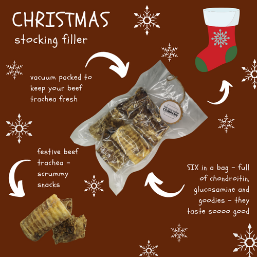 Beef trachea stocking filler -  - The Dog Chew Company