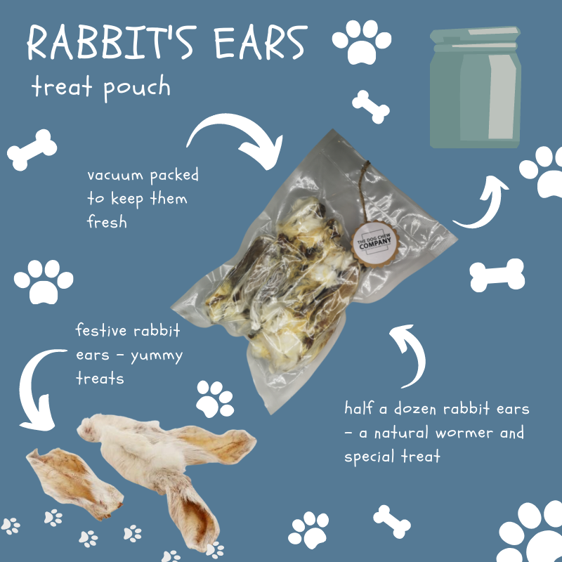 Rabbit's ears treat pouch - Dog Treats - The Dog Chew Company